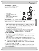 Предварительный просмотр 9 страницы Bestron ARH800 Instruction Manual