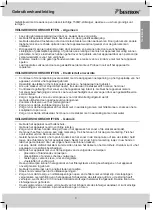 Предварительный просмотр 3 страницы Bestron AS1500R Instruction Manual