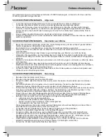 Предварительный просмотр 10 страницы Bestron AS1800E Instruction Manual