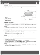 Preview for 23 page of Bestron ASC450CO Instruction Manual