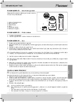 Preview for 21 page of Bestron ASM250R Instruction Manual