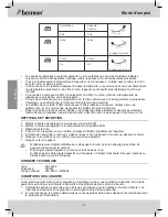 Preview for 16 page of Bestron AST2200 Instruction Manual