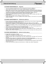 Предварительный просмотр 7 страницы Bestron ASV45ZR Instruction Manual