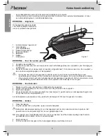 Предварительный просмотр 4 страницы Bestron ASW113 Instruction Manual