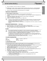 Предварительный просмотр 5 страницы Bestron ASW113 Instruction Manual
