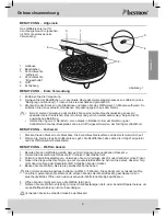 Preview for 9 page of Bestron ASW217 Instruction Manual