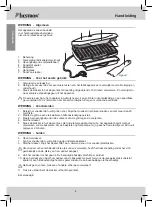 Предварительный просмотр 4 страницы Bestron ASW490 Instruction Manual