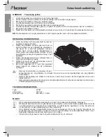 Предварительный просмотр 5 страницы Bestron AT021 Instruction Manual