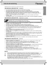 Предварительный просмотр 3 страницы Bestron ATO978 Instruction Manual