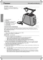 Предварительный просмотр 8 страницы Bestron ATO978 Instruction Manual