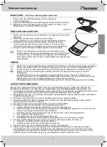 Предварительный просмотр 9 страницы Bestron ATO978 Instruction Manual