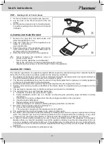 Предварительный просмотр 17 страницы Bestron ATO978Z Instruction Manual