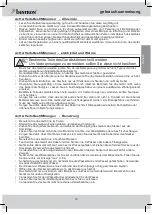 Предварительный просмотр 12 страницы Bestron AWK100RE Instruction Manual