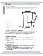 Предварительный просмотр 4 страницы Bestron AWK1101W/Z User Instructions