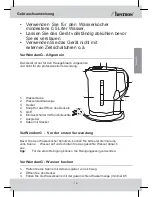 Preview for 18 page of Bestron AWK1101W/Z User Instructions