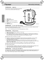 Предварительный просмотр 8 страницы Bestron AWK1717 User Instructions