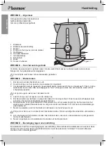 Предварительный просмотр 4 страницы Bestron AWK1720 Instruction Manual