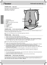 Preview for 8 page of Bestron AWK1720 Instruction Manual