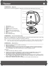 Предварительный просмотр 6 страницы Bestron AWK780G Instruction Manual