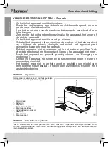 Предварительный просмотр 4 страницы Bestron AYT600 Instruction Manual