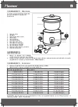 Preview for 30 page of Bestron BLACK and WOOD ARC180BW Instruction Manual