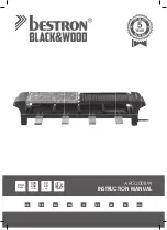 Предварительный просмотр 1 страницы Bestron Black & Wood ARG200BW Instruction Manual