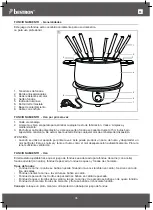 Preview for 36 page of Bestron BLACK&WOOD AFD850BW Instruction Manual