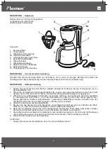 Предварительный просмотр 6 страницы Bestron BREAKFAST CLUB ACM730T Instruction Manual