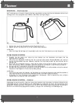 Preview for 7 page of Bestron BREAKFAST CLUB ACM730T Instruction Manual