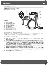 Предварительный просмотр 6 страницы Bestron BREAKFAST CLUB ACM730TD Instruction Manual