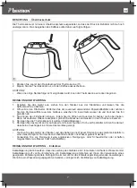 Предварительный просмотр 7 страницы Bestron BREAKFAST CLUB ACM750T Instruction Manual