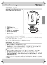 Preview for 9 page of Bestron BREAKFAST CLUB AWK1700W User Instructions