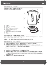 Предварительный просмотр 12 страницы Bestron BREAKFAST CLUB AWK1700Z Instruction Manual