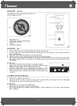 Preview for 21 page of Bestron COPPER ACG1000CO Instruction Manual