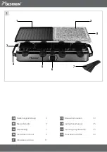 Предварительный просмотр 2 страницы Bestron Copper ARG1200CO Instruction Manual