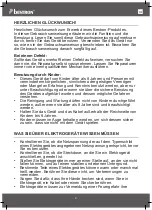 Preview for 2 page of Bestron COPPER ASM90XLCO Instruction Manual