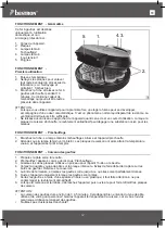 Предварительный просмотр 12 страницы Bestron COPPER AWM700CO Instruction Manual
