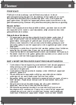 Preview for 22 page of Bestron CRISPY & CO AOV31CP Instruction Manual