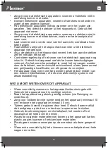 Preview for 23 page of Bestron CRISPY & CO AOV31CP Instruction Manual