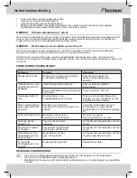 Предварительный просмотр 7 страницы Bestron DBM400 User Instructions