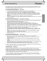 Предварительный просмотр 13 страницы Bestron DBM400 User Instructions