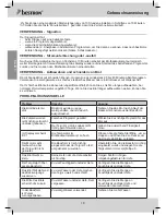 Preview for 18 page of Bestron DBM400 User Instructions