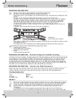 Предварительный просмотр 19 страницы Bestron DBM400 User Instructions