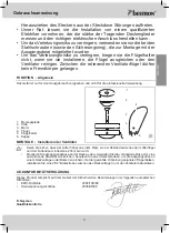 Предварительный просмотр 9 страницы Bestron DC30T Instruction Manual