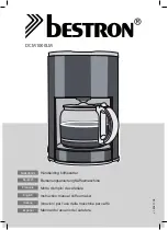 Bestron DCM1000LM Instruction Manual preview