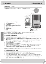 Предварительный просмотр 16 страницы Bestron DCM1000LM Instruction Manual