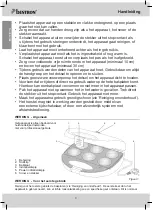 Preview for 3 page of Bestron DCM8162 Instruction Manual