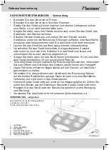 Preview for 8 page of Bestron DCM8162 Instruction Manual