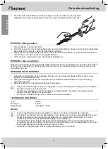 Предварительный просмотр 6 страницы Bestron DEK2 Instruction Manual