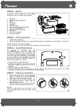 Preview for 23 page of Bestron DF402B Instruction Manual